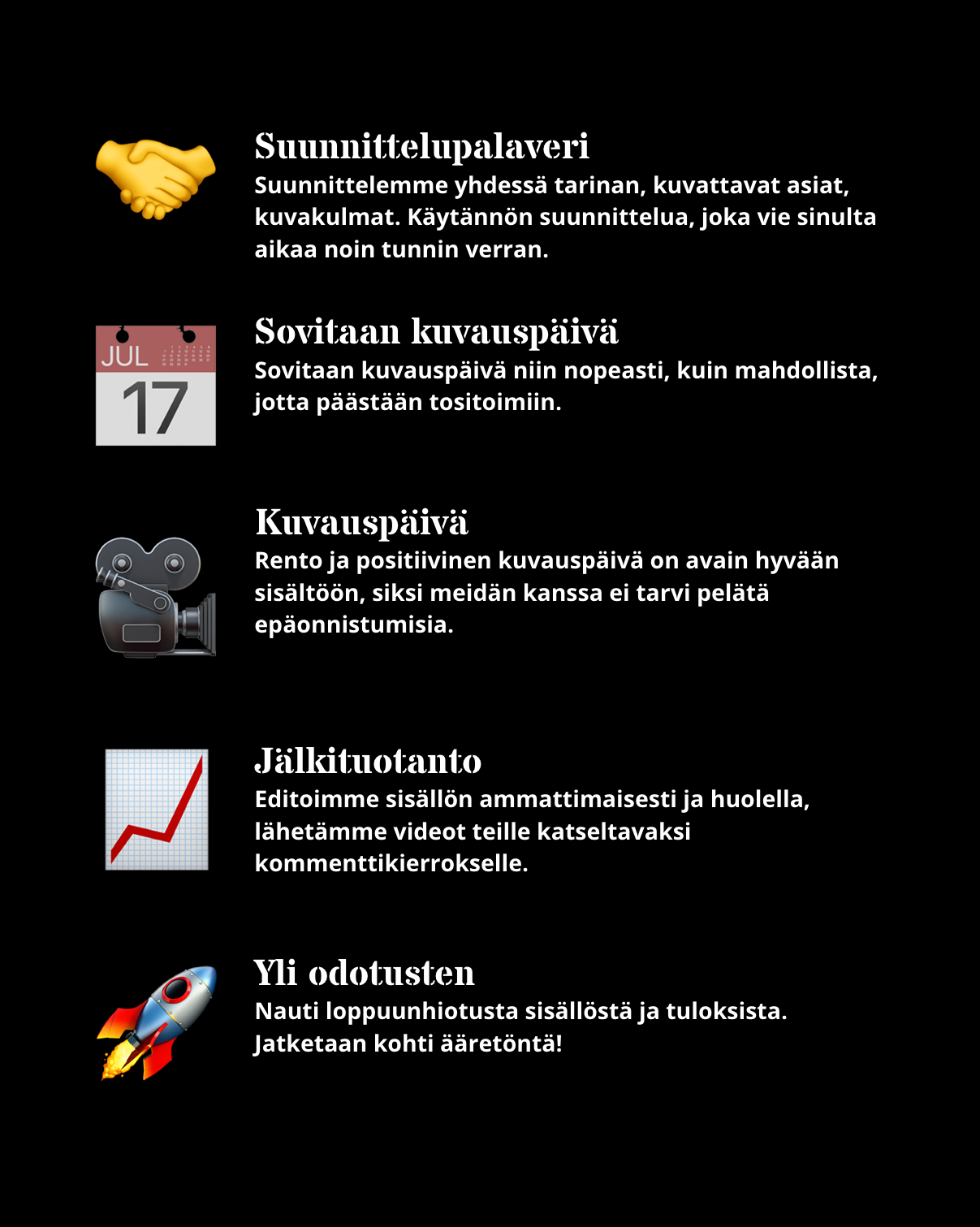 IISI Median brändivideot tuotetaan tällä tavalla